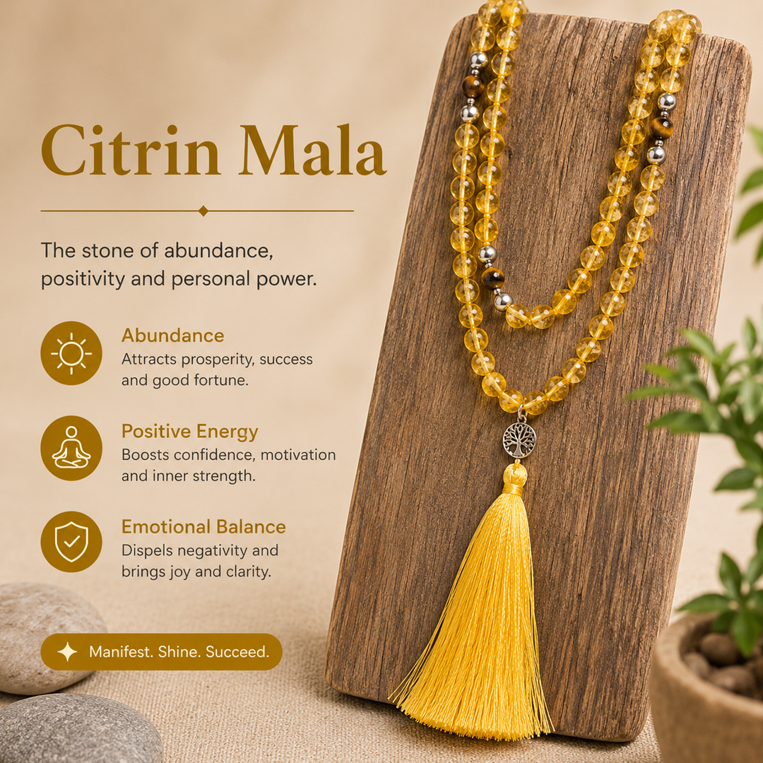 Citrine Mala image 4