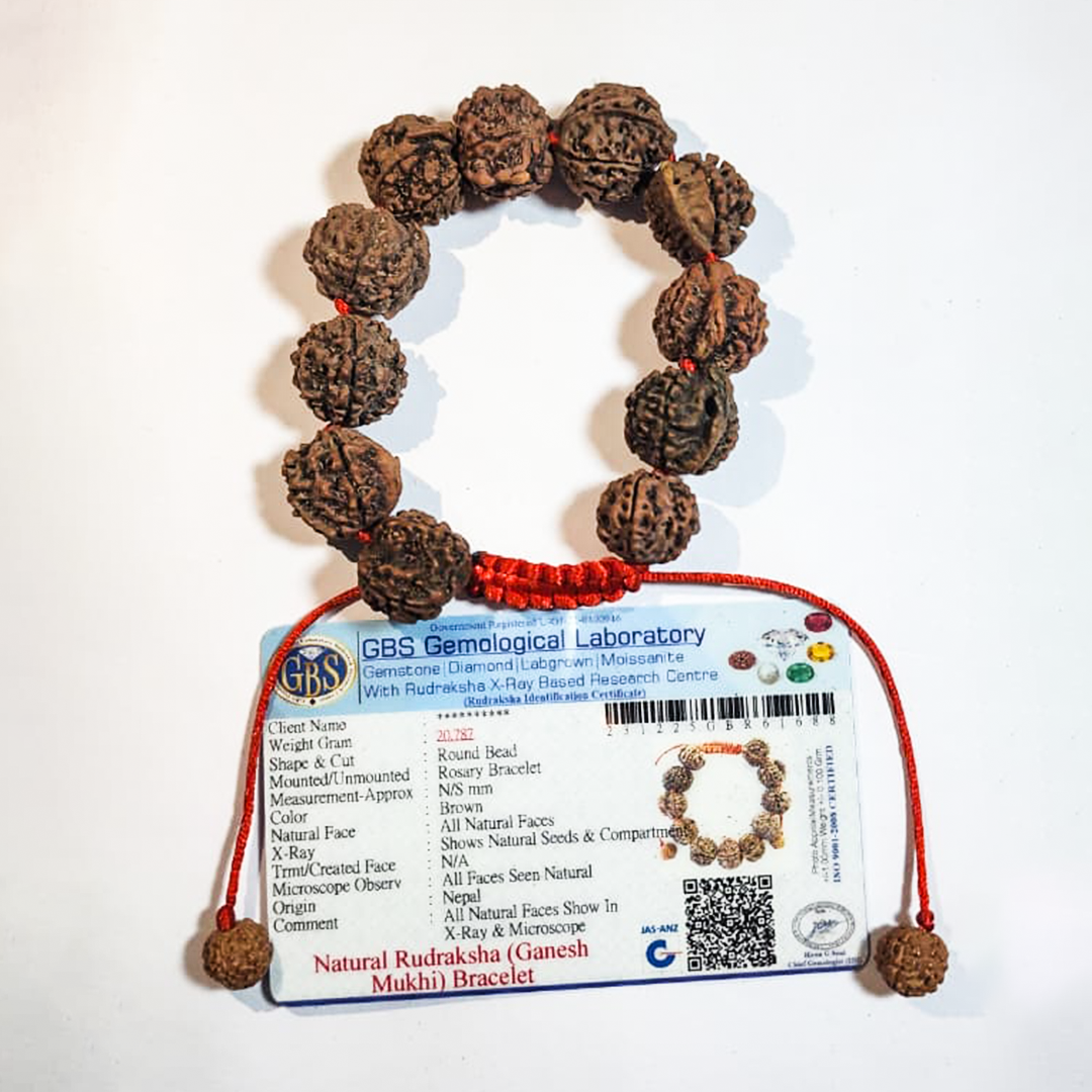 Ganesh mukhi bracelet image 2