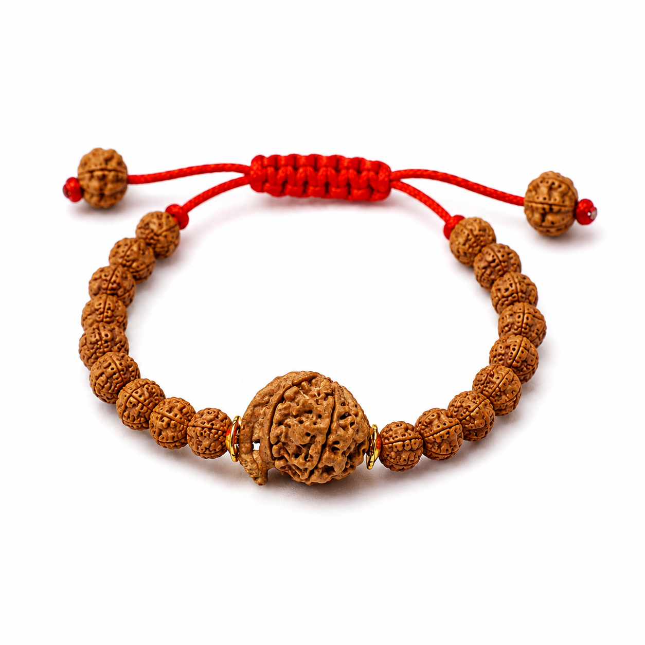 Ganesh mukhi bracelet with single kantha