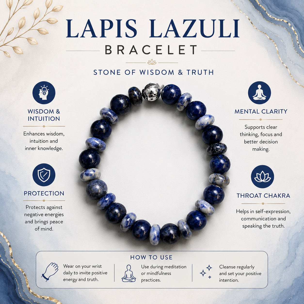 Lapis Lazuli Bracelet image 4
