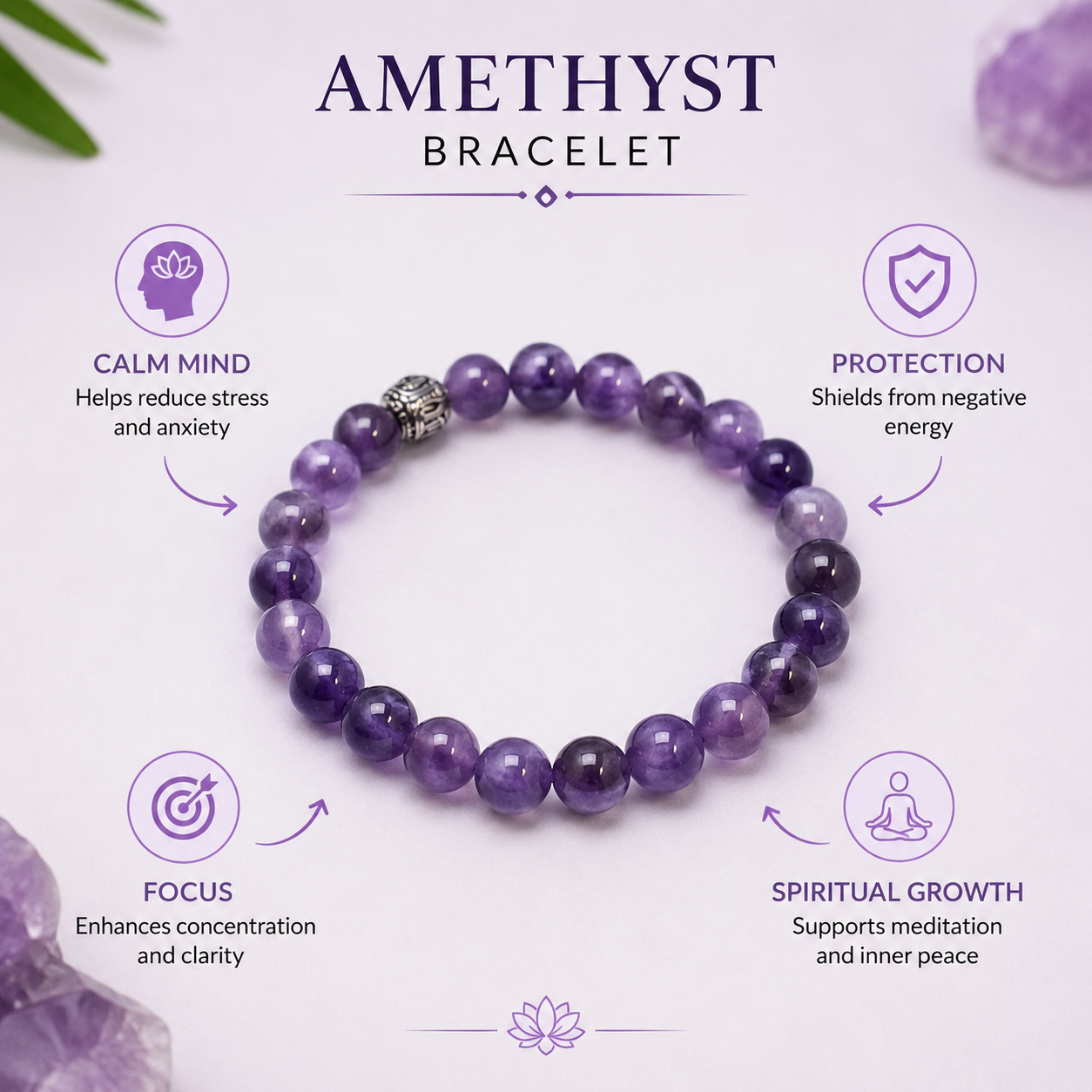  Amethyst Bracelet image 4