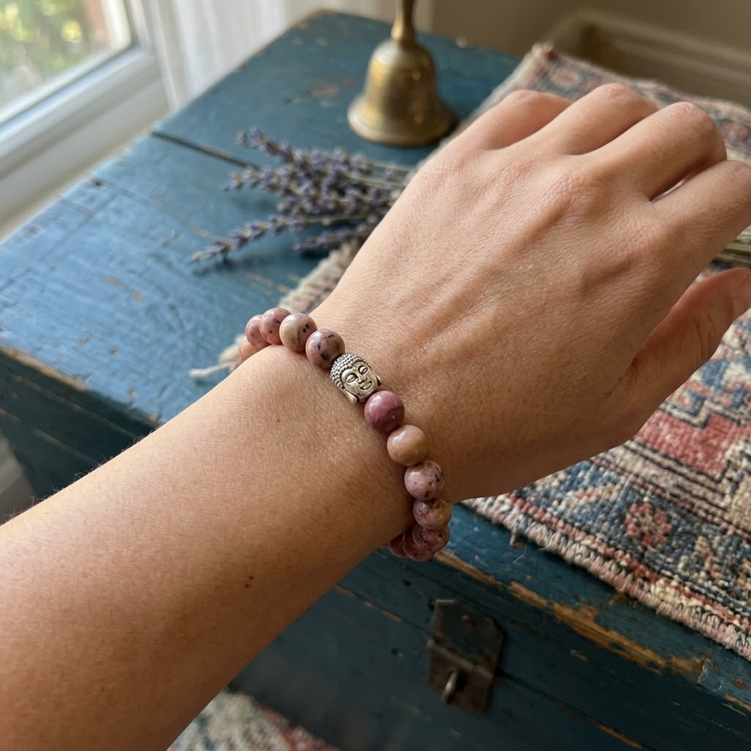 Pink Rhodonite Bracelet image 3