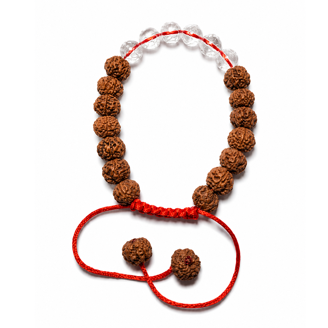 Rudraksha and Sphatik Bracelet 1