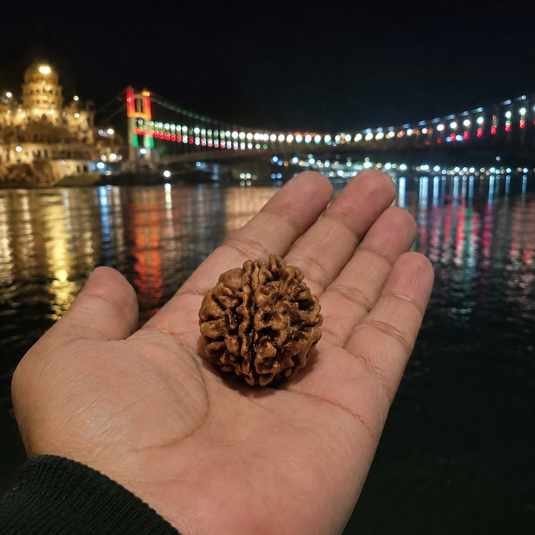 1 Mukhi Nepali Rudraksha (round) image 2