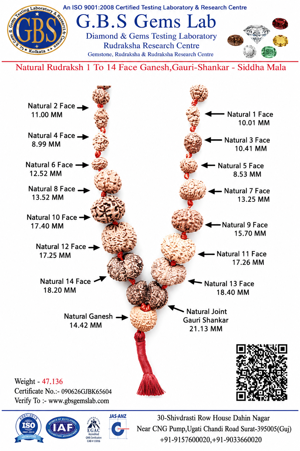 indonesia siddh mala with G.S and G image 4
