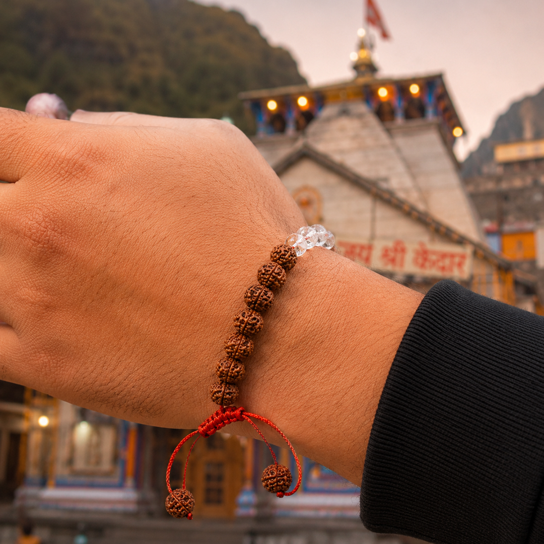 Rudraksha and Sphatik Bracelet 1 image 3