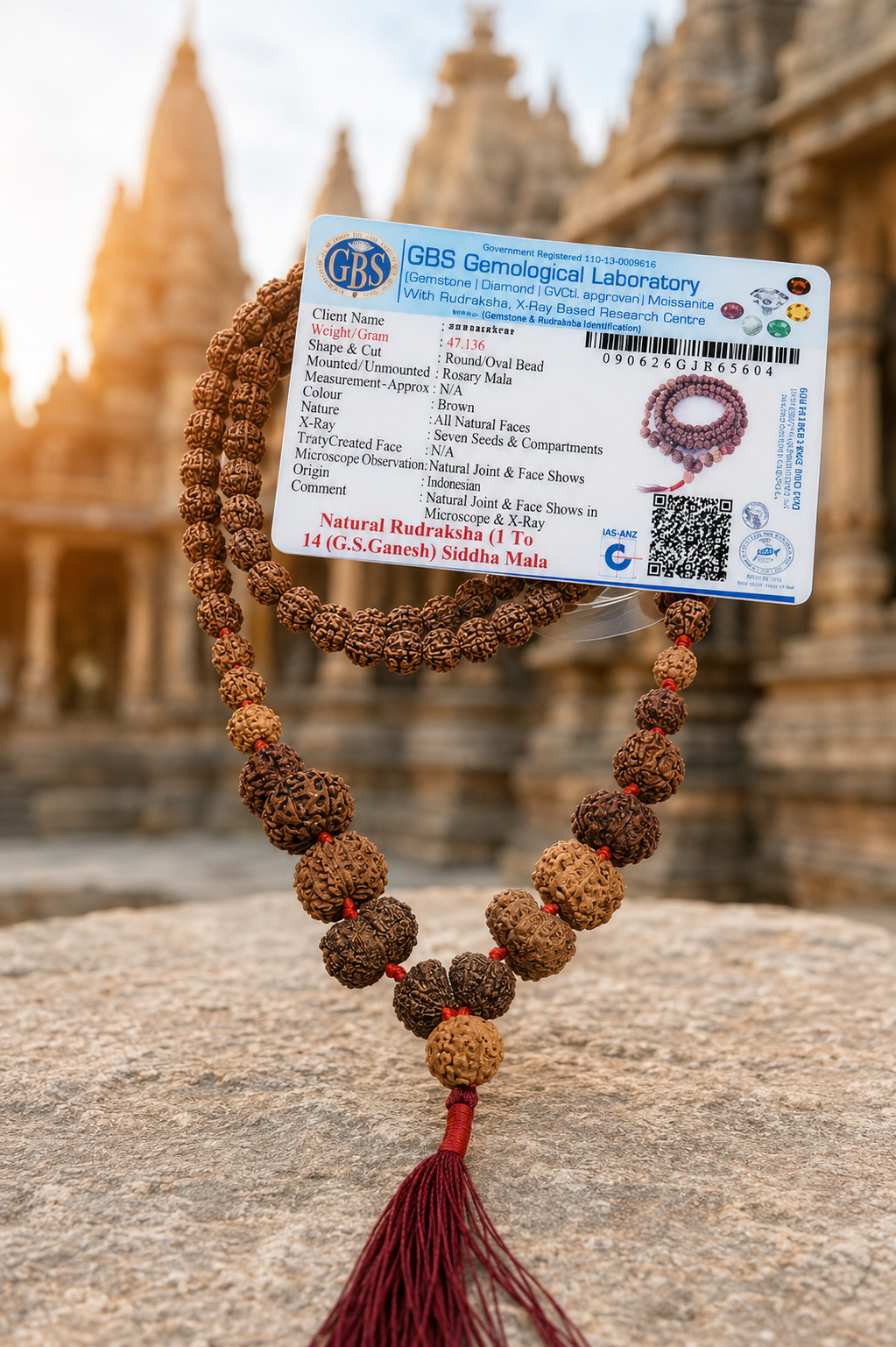 indonesia siddh mala with G.S and G image 3