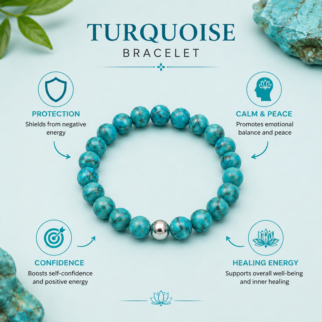 Turquoise bracelet image 4