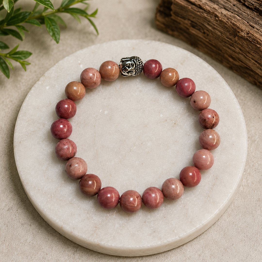 Pink Rhodonite Bracelet image 2