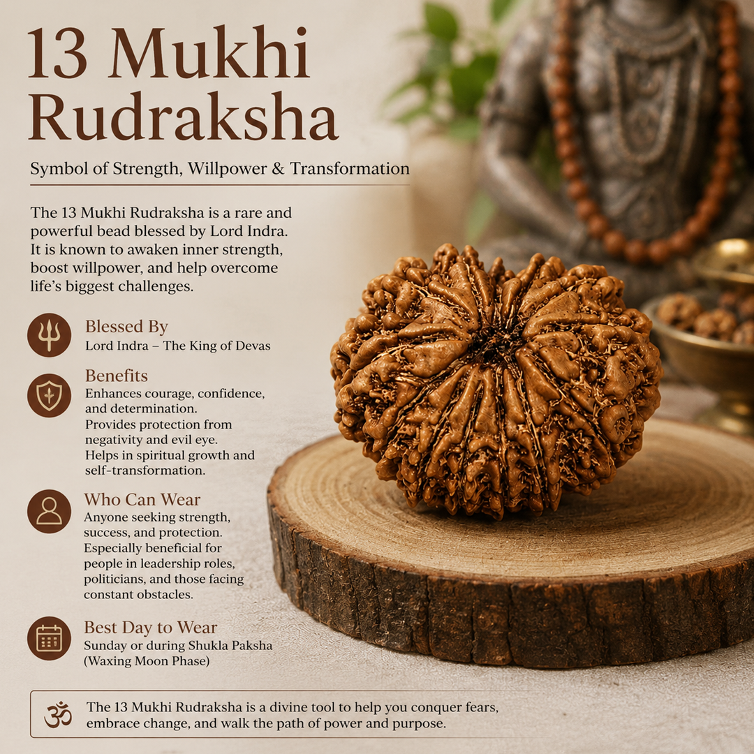 13 Mukhi Nepali Rudraksha image 3
