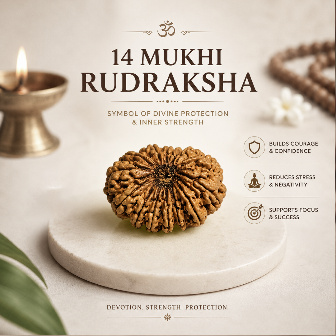 14 Mukhi Nepali Rudraksha image 4