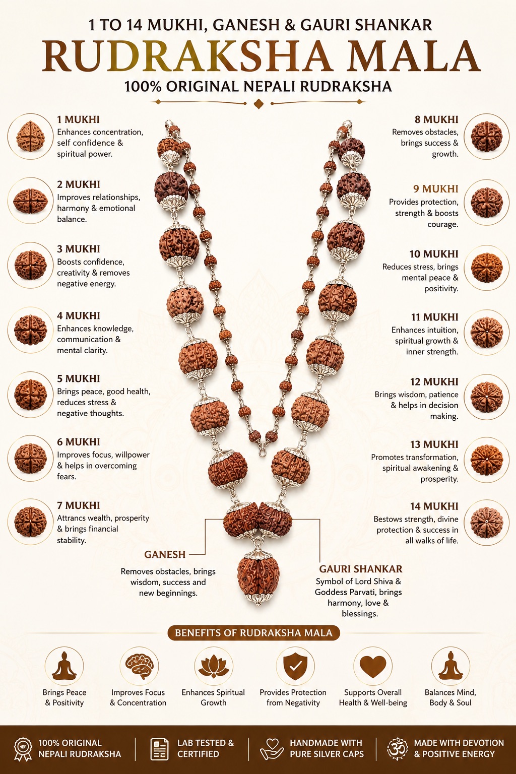 1-14 mukhi rudraksha mala image 4